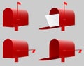 Red Mailbox. Vector