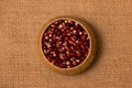 Red maize seeds Royalty Free Stock Photo