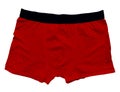 Male underwear isolated - red Royalty Free Stock Photo