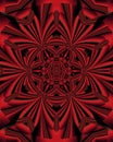 Red mandala Royalty Free Stock Photo