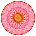 Red mandala Royalty Free Stock Photo