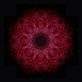 Red mandala Royalty Free Stock Photo