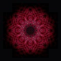 Red mandala Royalty Free Stock Photo