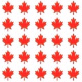 Red Maple Leaf background Royalty Free Stock Photo