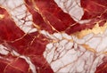 Red Marble Texture With Golden veins MarbleTexture Royalty Free Stock Photo