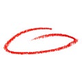 Red marker pen highlighter circle Royalty Free Stock Photo
