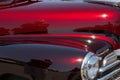 Red & Maroon Custom Car Royalty Free Stock Photo