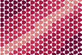 Red maroon geometric triangle pattern with abstract hexagonal grid design. Modern digital mosaic concept