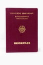 German passport isolated on white background Royalty Free Stock Photo