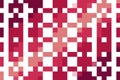 Red maroon pixel square abstract pattern with geometric square design. Modern digital mosaic concept