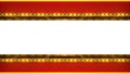 Red marquee light board sign retro on white background