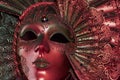 Red mask Royalty Free Stock Photo