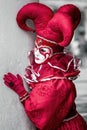 Red mask clown
