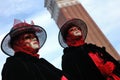 Red masks twins