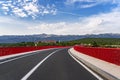 Red Maslenica Bridge, Croatia Royalty Free Stock Photo