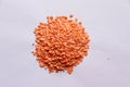 Red Masoor Dal - Small red coloured lentils used in Indian food.