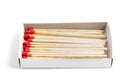 Red matches. Royalty Free Stock Photo