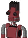 Red Mech With Cone Head And Speakers Mouth And Red Eyed And Pipe Hair