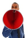 Red Megaphone Royalty Free Stock Photo