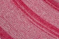 Red melange striped stockinet as background Royalty Free Stock Photo