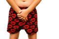 Red men's underwear Royalty Free Stock Photo