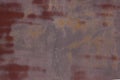 Red metal texture from old rusty iron wall Royalty Free Stock Photo