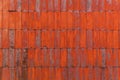 Red metal texture with rust