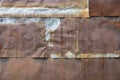Red Metal Tin Rust Background Royalty Free Stock Photo