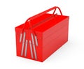 Red Metal Toolbox Royalty Free Stock Photo