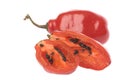 Red Mexican Chillies Macro Royalty Free Stock Photo