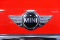 Red mini logo Royalty Free Stock Photo