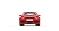 Red Modern Car - Front View Royalty Free Stock Photo