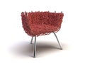 Red modern chair Royalty Free Stock Photo