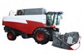 Red modern combine Royalty Free Stock Photo