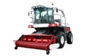 Red modern combine Royalty Free Stock Photo