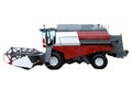Red modern combine Royalty Free Stock Photo