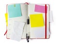 Red Moleskine with clipping path