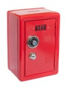 Red moneybox safe Royalty Free Stock Photo