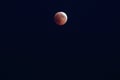 A Red Moon In A Black Sky, Luner Eclipse