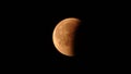 Red moon eclips Royalty Free Stock Photo