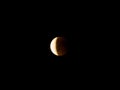 Red moon during lunar eclipse Royalty Free Stock Photo