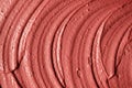 Red moroccan cosmetic clay texture close up. Royalty Free Stock Photo