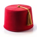 Red Moroccan fez Royalty Free Stock Photo