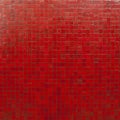 Red mosaic tiles wallpaper Royalty Free Stock Photo