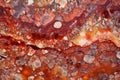 red moss agate texture macro Royalty Free Stock Photo