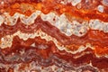 red moss agate texture macro Royalty Free Stock Photo