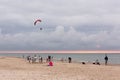 Beach on the Baltic sea in Poland Royalty Free Stock Photo