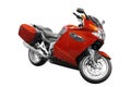 Red motorbike Royalty Free Stock Photo