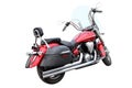 Red motorbike. Royalty Free Stock Photo