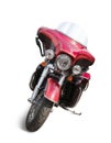 Red motorcycle Royalty Free Stock Photo